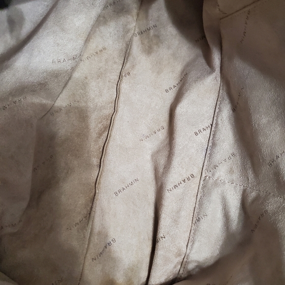 Large Brahmin Purse Measurements are 13 1/2x 4 1/2 height is 10 1/2 - Picture 7 of 8